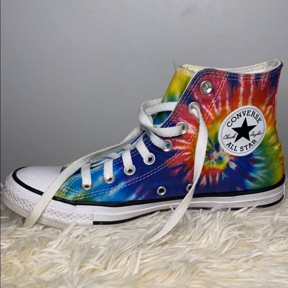 Tie dye High top converse